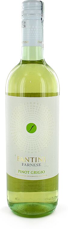 Вино белое "Fantini Farnese Pinot Grigio" 0.75л