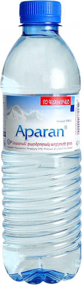 Вода родниковая "Апаран" 0.5л  