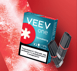 Electric pods "VEEV" 2 pcs, 2000 puffs, Strawberry 
