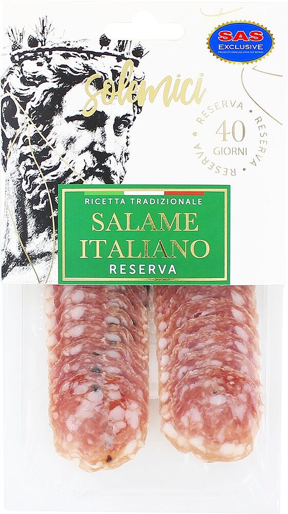 Summer salami sausage with black pepper "Solemici Reserva" 70g
