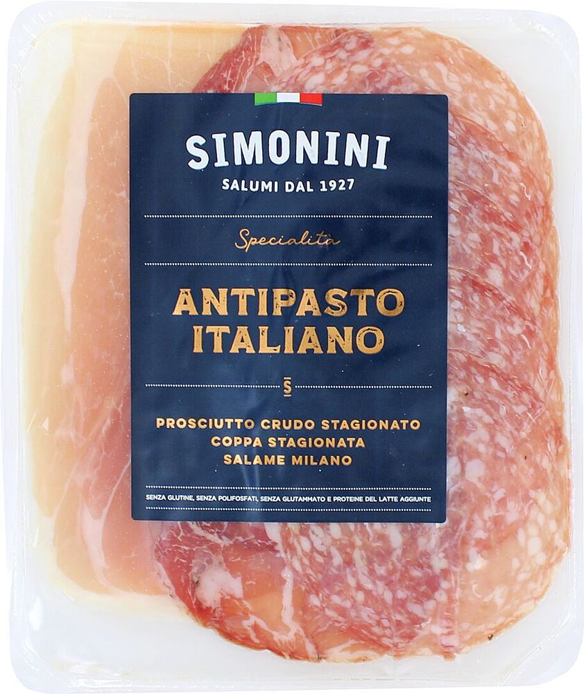 Sliced assortment "Simonini Antipasto" 90g