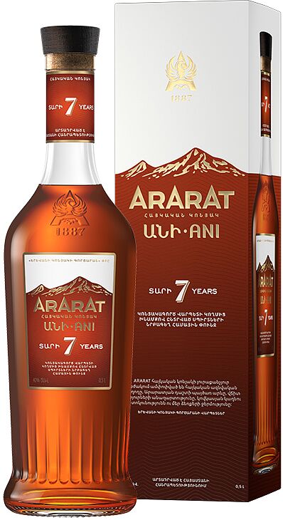 Cognac "Ararat Ani 7*" 0.5l