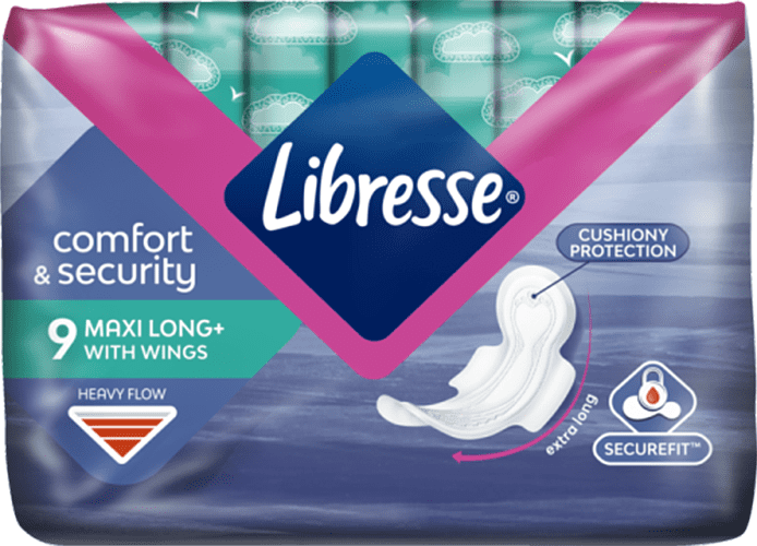 Sanitary towels "Libresse Maxi Super" 9pcs