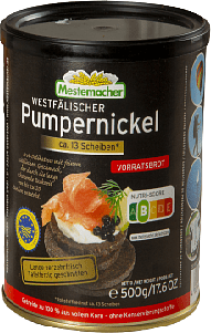 Հաց «Mestemacher Westfalischer Pumpernickel»  500գ