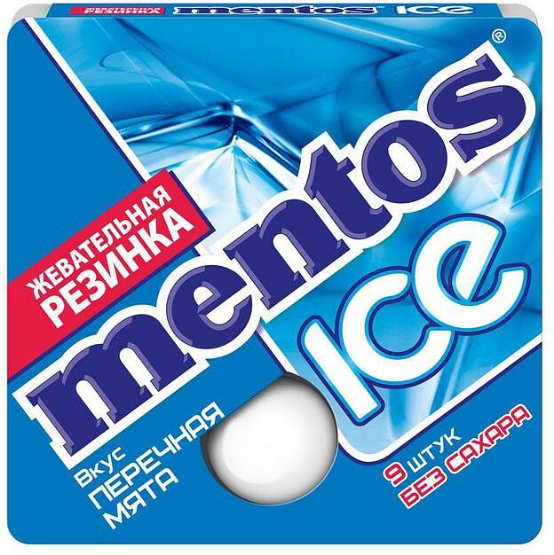 Chewing gum "Mentos Ice" 12.9g Peppermint