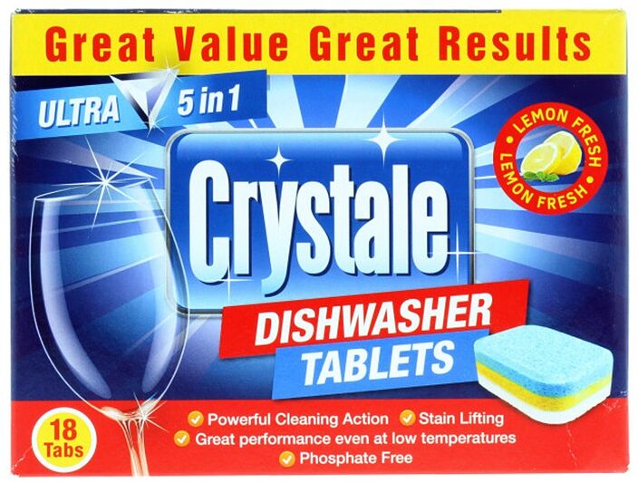Capsules for dishwasher use "Crystale" 18pcs