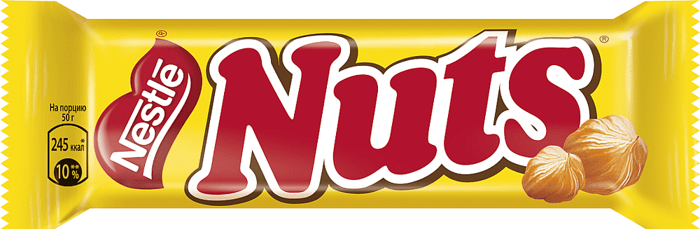 Chocolate stick "Nuts" 50g 