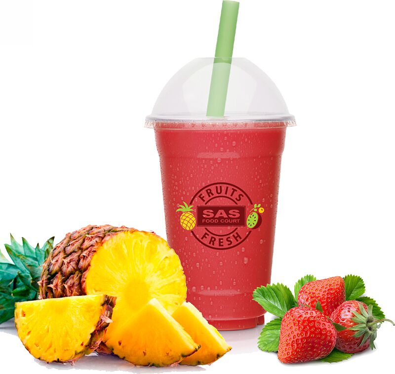 Pineapple-strawberry smoothie 0.5l