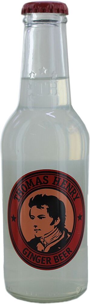 Carbonated non alchoholic drink "Thomas Henry" 200ml Ginger