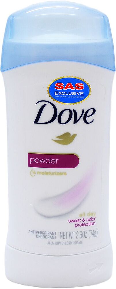 Антиперспирант-карандаш "Dove Powder" 74г  