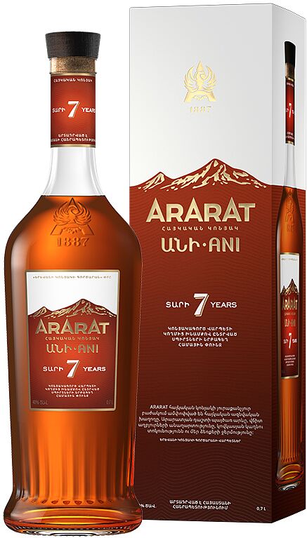Cognac "Ararat Ani 7*" 0.7l