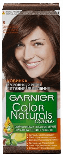 Hair dye "Garnier Color Naturals Creme" 5