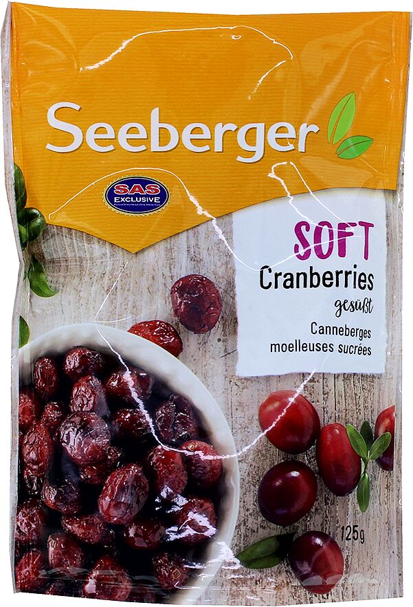 Dried fruits "Seeberger" 125г Cranberry