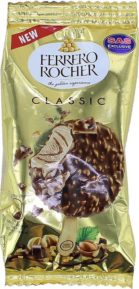 Chocolate ice cream "Ferrero Rocher Classic" 50g