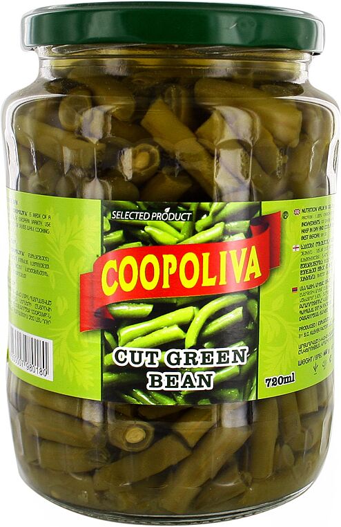 Green beans "Coopoliva" 720ml