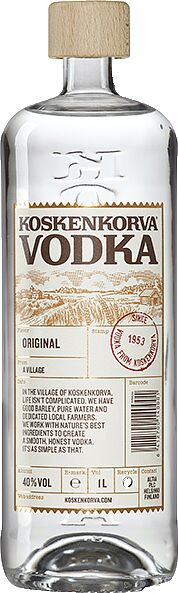 Vodka "Koskenkorva Original" 1l