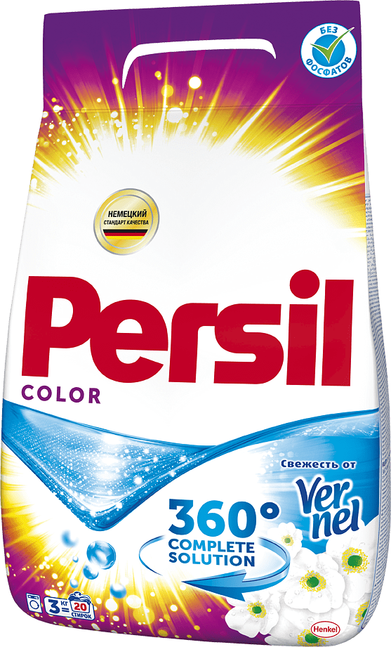 Լվացքի փոշի «Persil Color Scan System Pearls of Vernel» 3կգ Գունավոր