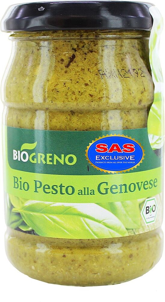 Pesto sauce "Bio Greno" 190g