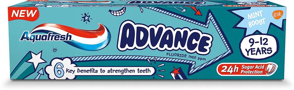 Toothpaste "Aquafresh Advance" 100ml