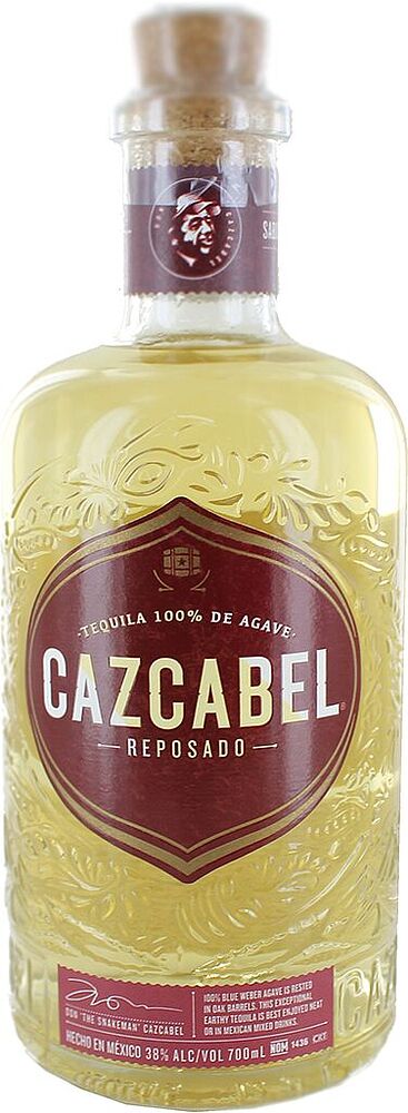 Tequila "Cazcabel Reposado" 0.7l
