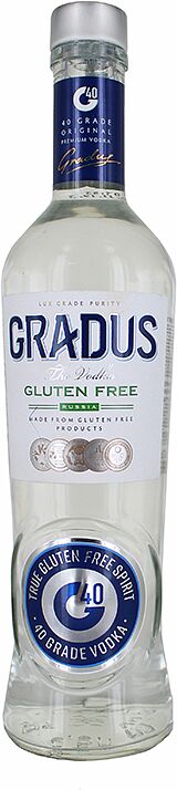 Vodka "Gradus" 0.5l 
