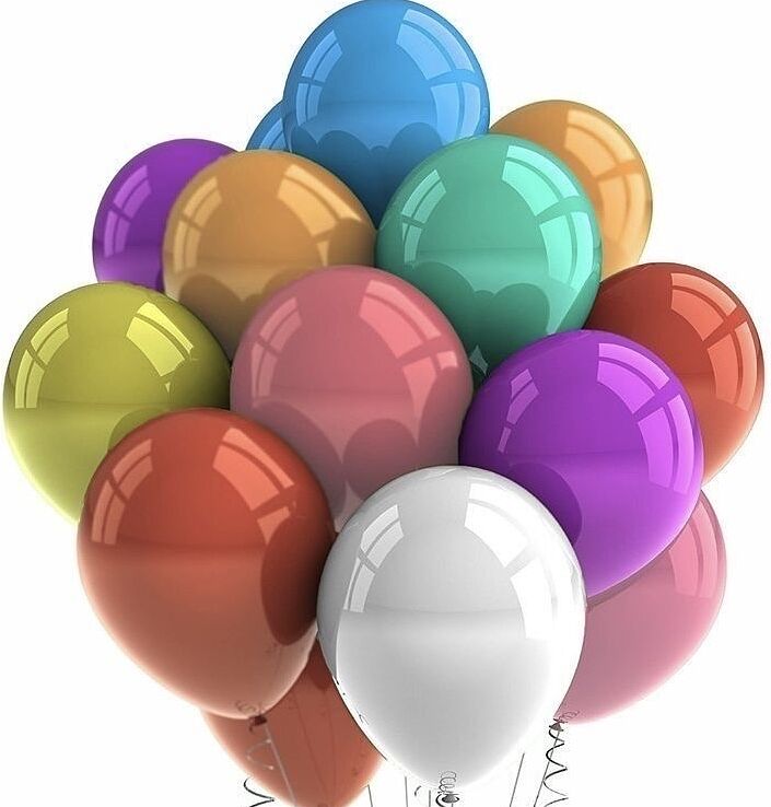 Helium gas Balloons, 15 pcs