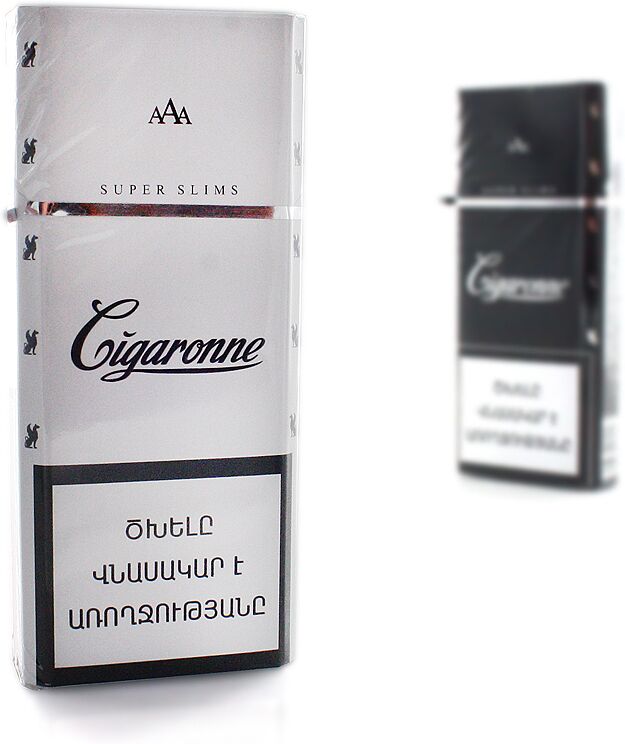 Cigarettes "Cigaronne Super Slims"