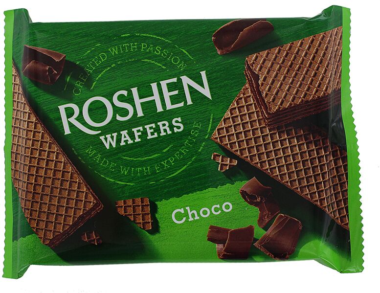 Вафли шоколадные "Roshen Wafers Choco" 72г