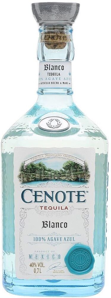 Текила "Cenote Blanco" 0.7л

