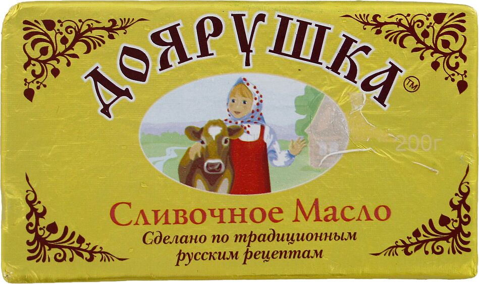 Butter  "Doyarushka" 200g, richness: 82.5% 