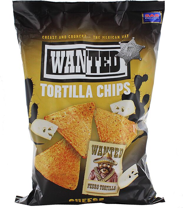 Chips "Wanted Tortilla" 450g Cheese