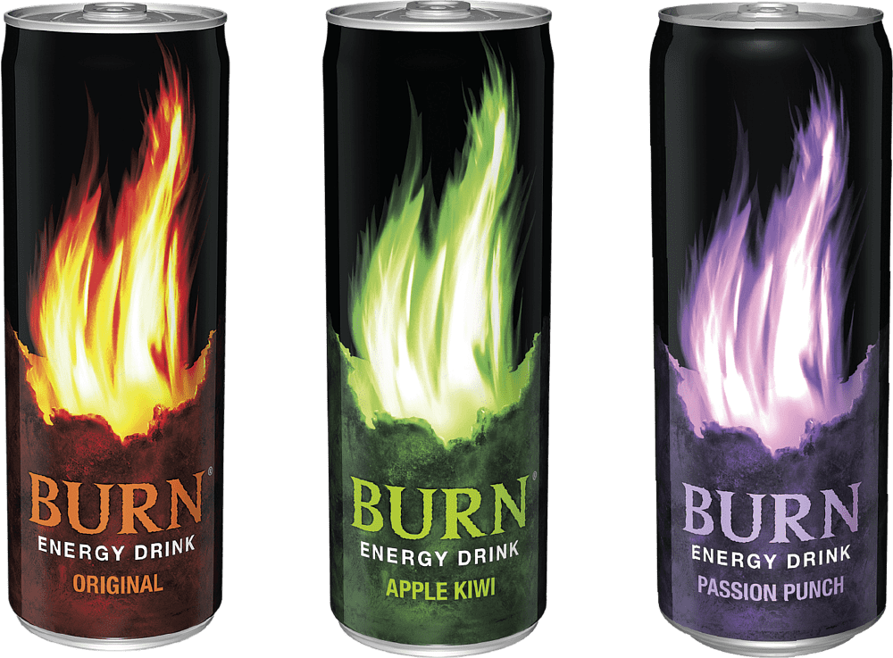 Energetic carbonated drink "Burn Intensive" 0.25l  