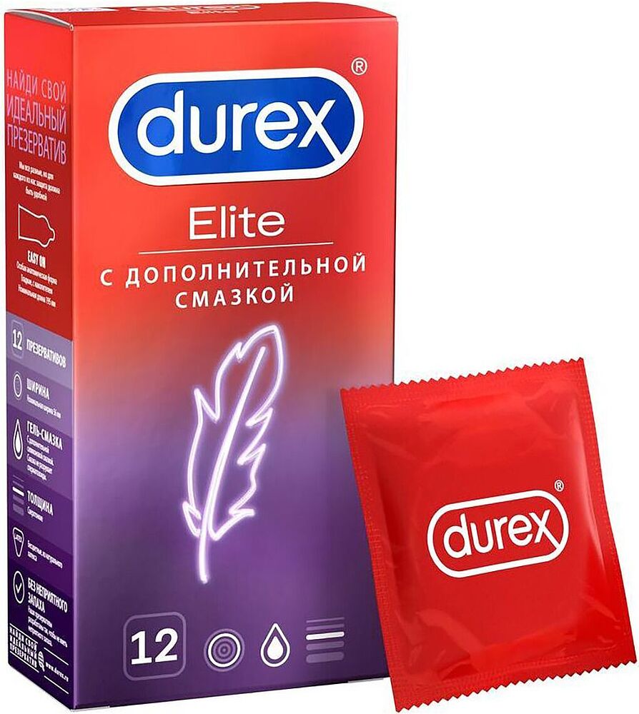 Պահպանակ «Durex Elite» 12հատ