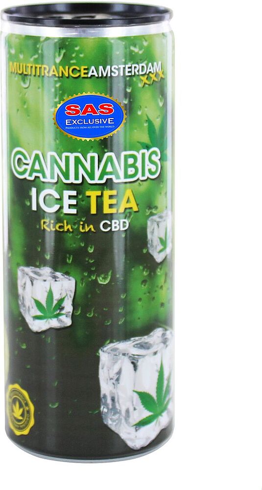 Чай холодный "Cannabis" 250мл Конопля и Лимон