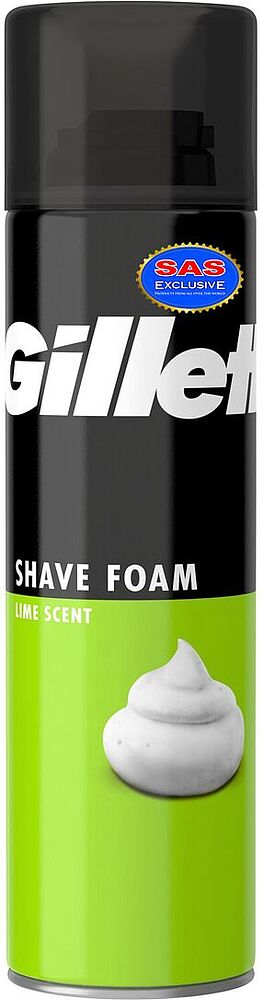 Shaving foam "Gillette Lime" 200ml

