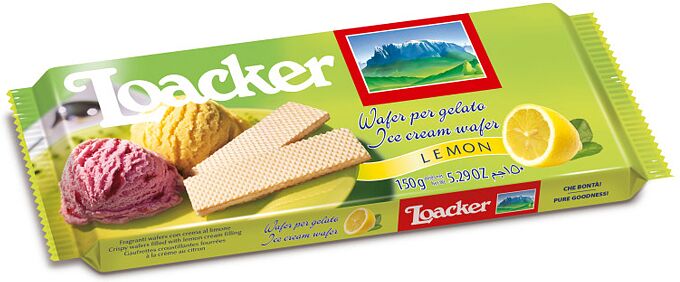 Wafer filled with lemon cream "Loacker"  150g