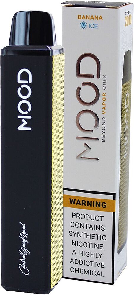 Electric pods "Mood" 2000 puffs, Banana ice
