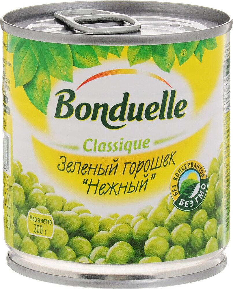 Зеленый горох "Bonduelle Delicate" 200г 