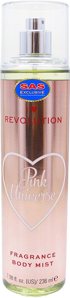 Body spray "I Love Revolution Pink Universe" 236ml
