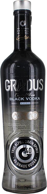 Vodka "Gradus Black"  0.7l