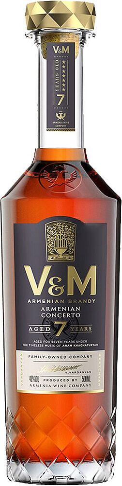 Cognac "V & M 7*" 0.5l
