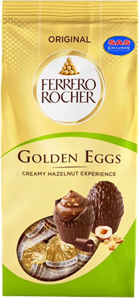 Chocolate eggs "Ferrero Rocher" 90g
