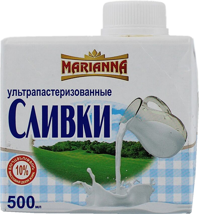Cream "Marianna" 500ml, richness: 10%
