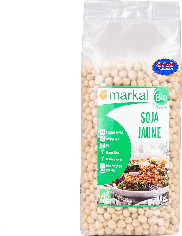 Soy beans "Markal Bio" 500g
