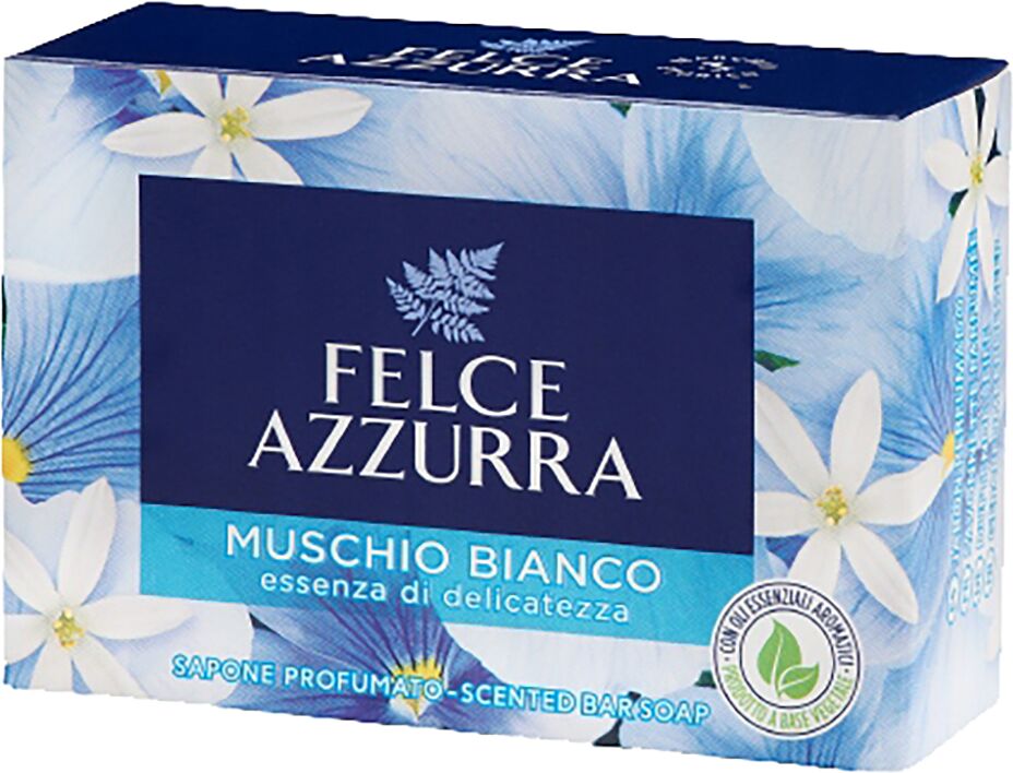 Мыло "Felce Azzurra Muschio Bianco" 100г