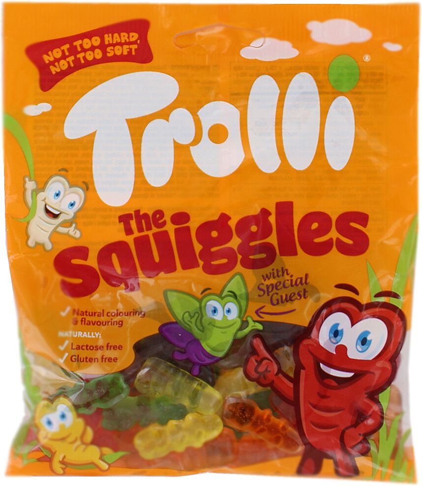 Конфеты желейные "Trolli Squiggles" 100г