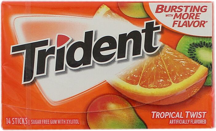 Chewing gum "Trident" Tropical