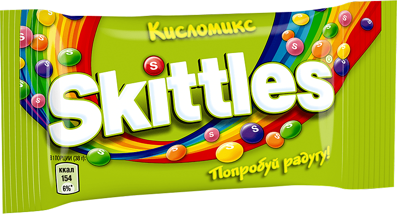 Драже "Skittles" 38г Кисломикс