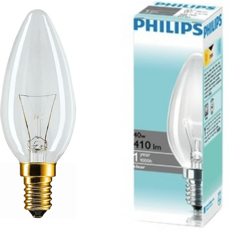 Light bulb transparent "Philips 40W"