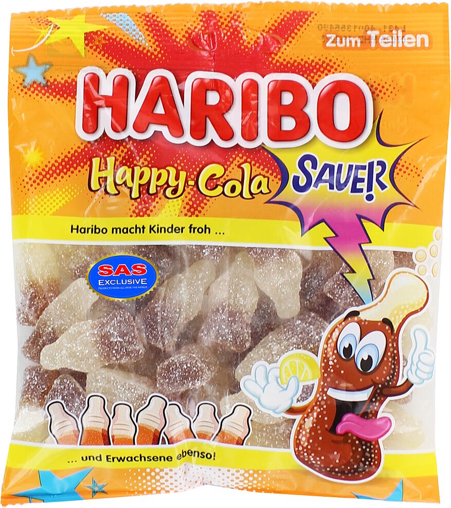 Конфеты желейные "Haribo Happy Cola" 175г